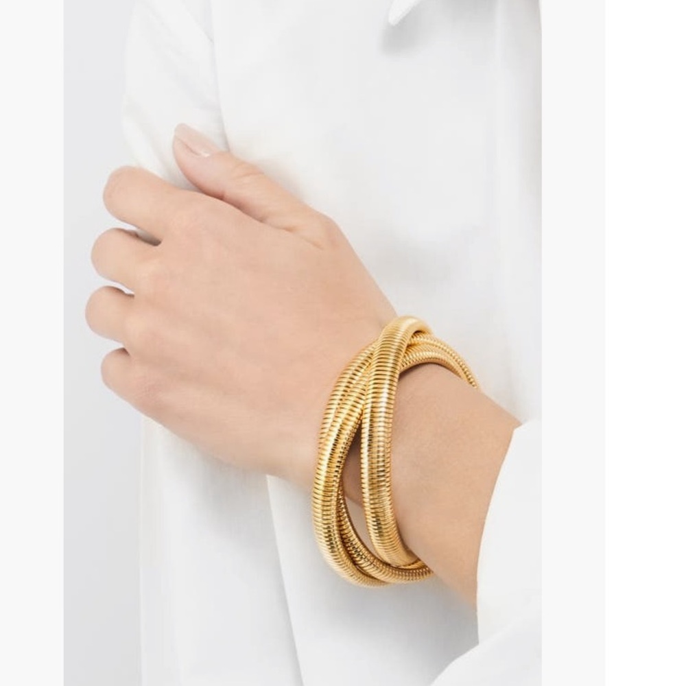 Adornia Omega Chain Triple Set Bracelet